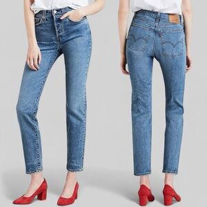 Levi’s Wedgie High Rise Button Fly Jeans